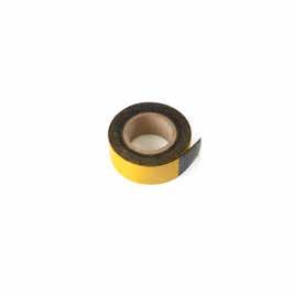 3mm diameter EPDM/gummipakning Selvklebende 25m roll (l) x 50mm (w) 25m roll (l) x 105mm (w) Dekorer Pulverlakkert profiler og skruer tilbys for å