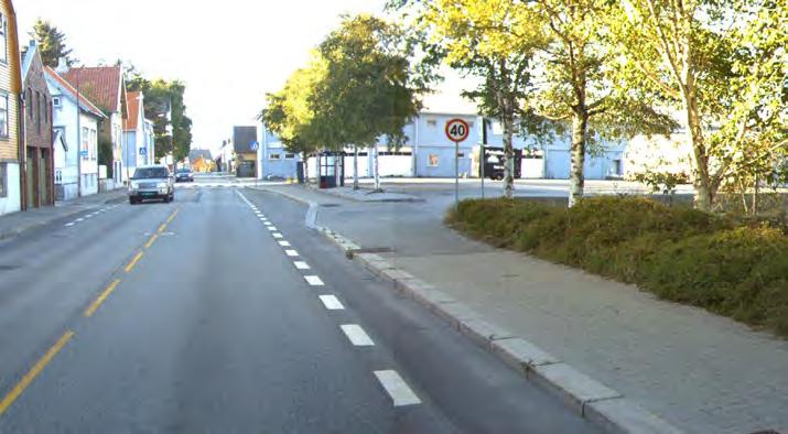 A Regulert avkjørsel for eiendommen Strandgata og.