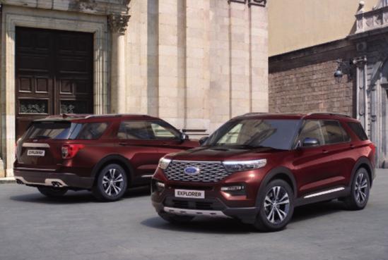 FORD EXPLORER Modeller Platinum Utvendig utstyr i tillegg til ST-Line 20-tommers