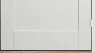 Tillegg frostet glass 1442,- (lagerført) Form malt massiv: Tillegg NCS S 0500-N (klassisk hvit) 1290,- Tillegg andre kulører 2600,- Tillegg spesialstørrelse dørblad på forespørsel Spesifikasjoner