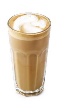 Oppgave 11 (2 poeng) Løs likningene a) 6x 3 17 x x 4 x 2 x 2 x 4 b) x x1 x 3 2 Løs oppgave 11 b) her: Oppgave 12 (1 poeng) Caffè latte er en kaffedrikk som lages av espresso og melk.