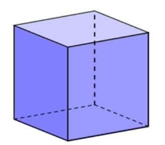 Oppgave 11 ( poeng) a) En kube (terning) har side x. x x x Volumet av kuben (terningen) kan uttrykkes som 1x x 6 x x b) Et kvadrat har side ( a ).