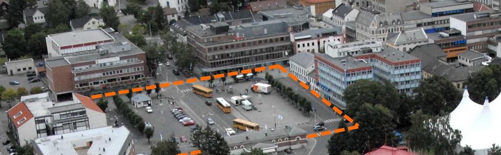 Side 3 av 9 Stortorget, illustrasjon ved invitasjon til prekvalifisering for konkurranse om kunst Gjennom kommunens egne planer og i regionale fora er det lagt vekt på Hamars rolle som lokomotiv for