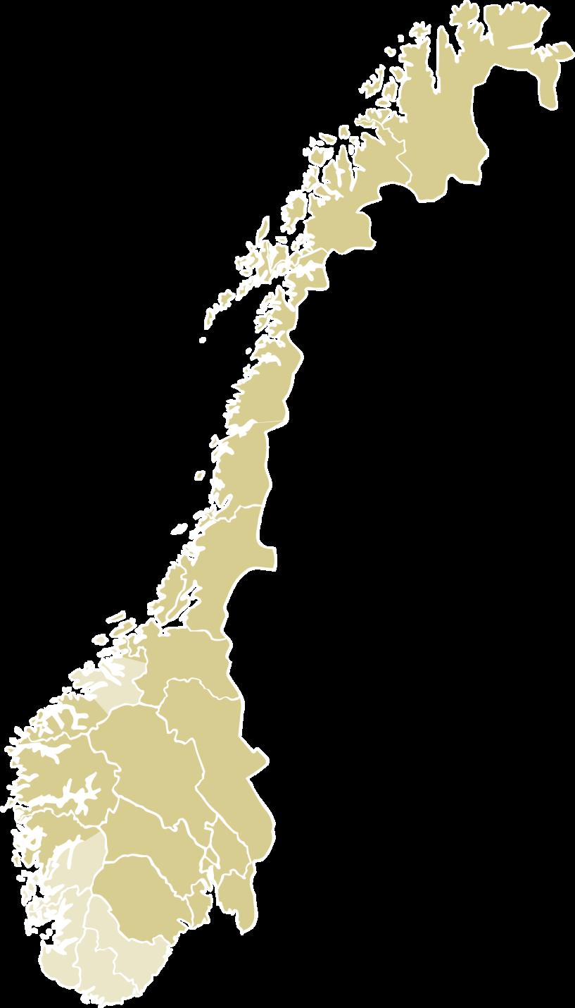 Vår tilstedeværelse 44 000 medlemmer Hovedkontor på Lillestrøm fra desember 2014 Virksomhet fra Tana i nord til