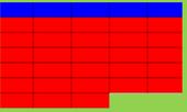 c) antall blå antall ruter = = 100 antall blå antall ruter = = 100 antall blå antall ruter = =