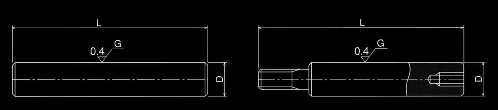 SNWS TYPE NB Inch Stainless Steel Shaft part number structure example SNWS type size straight SNWS 24 1in h5 0 length (L) outer diameter tolerance g when blank machined (example) 1in ROTARY STROKE