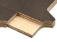 brun, sil / glatt Levering: Modellspesifisert konturskåret (inkludert laste hull)
