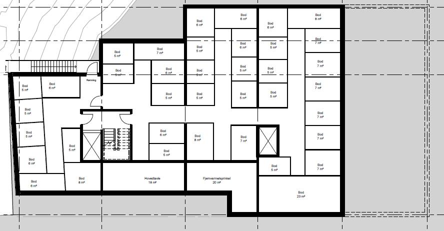 113981r1 13. mars 2019 Side 12 5.2 Planlagte arbeider og konsekvenser Det planlegges et leilighetsbygg i 6 etasjer med 1-2 underliggende kjelleretasjer. Det er oppgitt gravedybder på ca.
