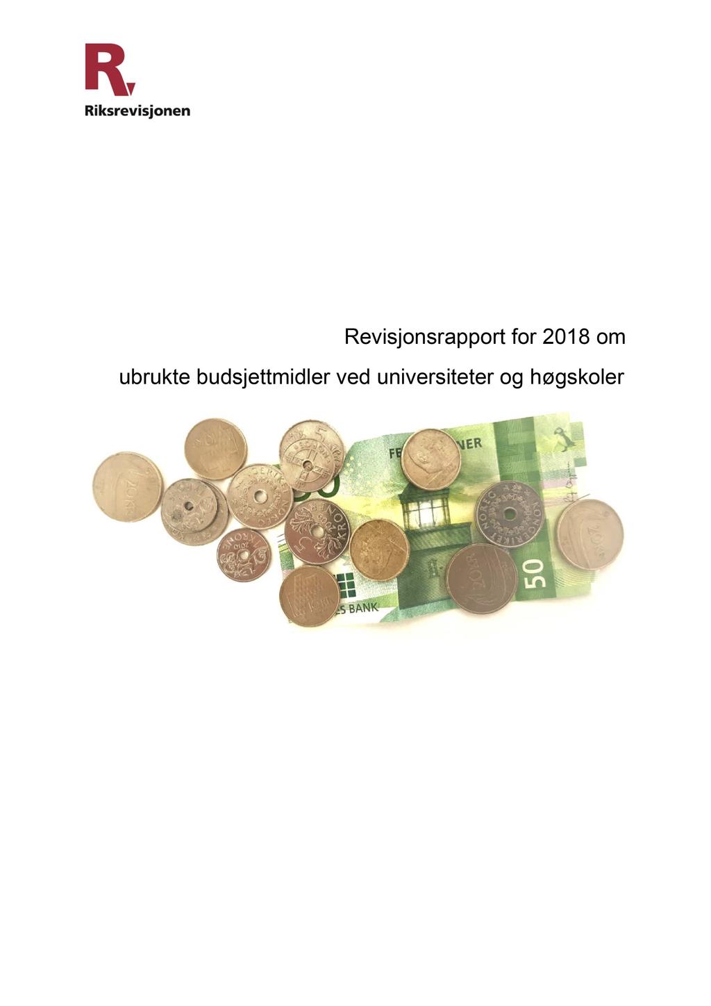 Revisjonsrapport for 2018 om ubrukte