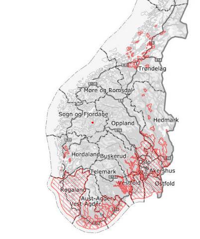 Prioriterte områder etablert i 2013 Fylkesmannens landbruksavdeling velger ut prioriterte områder for vannmiljøtiltak 2017: