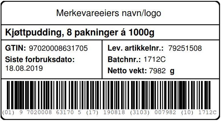 Fig 237  «Siste frbruksdat» g variabel vekt.