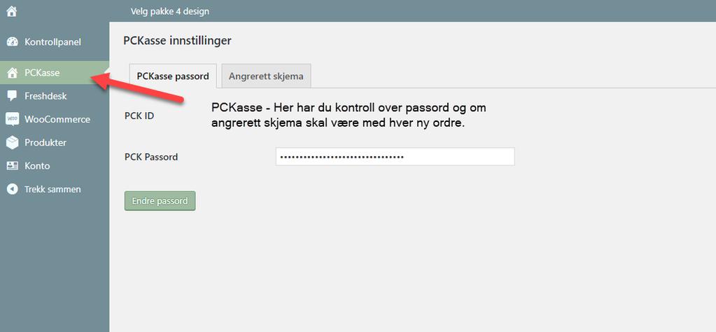 Admin i PckasseNettbutikk Det var litt om admin i Pckasse, nå kan vi