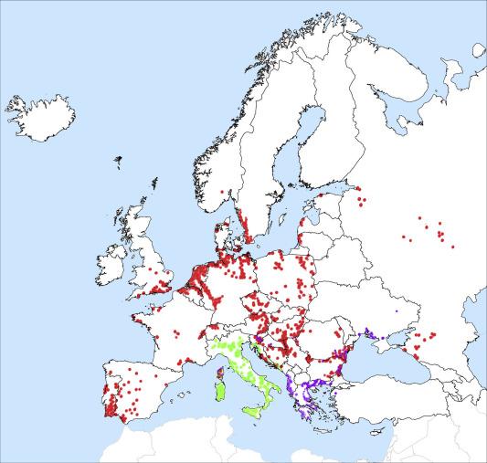 Malaria https://www.sciencedirect.com/science/article/pii/s1198743x16301203 Malaria ble utryddet i Europa i 1970 årene.