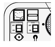 HVORDAN BRUKE DIN AVFUKTER Betjening på avfukteren: Koble enheten til egnet strømforsyningen. Vær sikker på at 'Remote Humidistat' bryteren er satt til "OFF" posisjon.