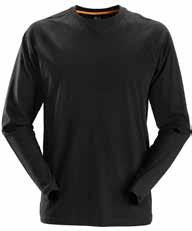 Snickers Workwears T-skjorter, tennisskjorter, gensere og trøyer er ergonomisk designet for å oppnå best mulig bevegelsesfrihet og arbeidskomfort.