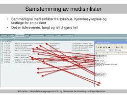 P a s i e n t s i k k e r h e t s k o n f e r a n s e n 2 0 1 9 M u l t i d o s e Problemer med multidose i hovedstadsområdet Det kan ta to tre uker fra lege beslutter endring i legemiddelbehandling,