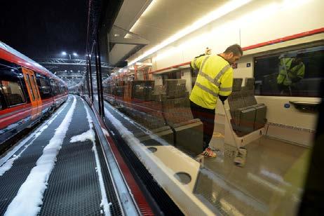 Konsekvenser av driften på anlegget Støy Lav during fra oppvarming av togene. Lavt støynivå fra saktegående tog.