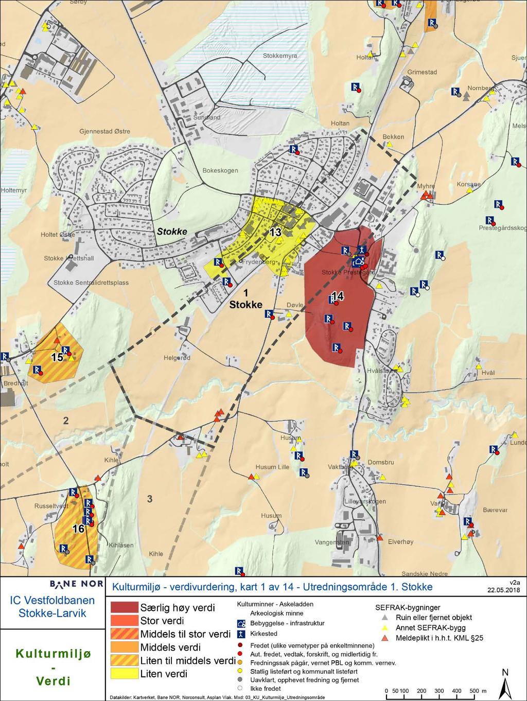 5.1 Torp vest-korridoren 5.1.1 Utredningsområde 1