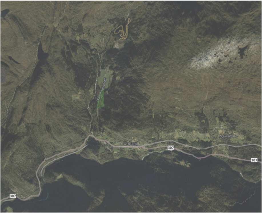 04025, jf. plan- og bygningslova 12-14. Endringa omfattar gnr/bnr 126/1 m.fl. Planområdet ligg i Nordre Urdland og er på om lag 33 daa.