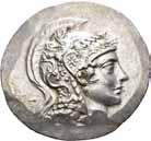 870 Denne tetradrakmen fra Myrina og den neste fra Herakleia hører til en spennende serie i gresk mynthistorie: Stephanophori.