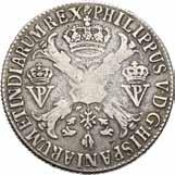 Utenlandske mynter 1331 1331 Philip V, patagon 1705, Antwerpen G.H.