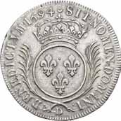 1322 1+ 900 1381 Ludvig XIV, ecu 1709 A Dupl.1568 Dav.