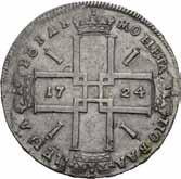 1414 Peter I, rubel 1724.