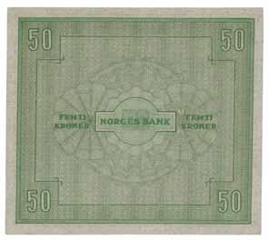 B5625339 01 2 500 Gradert PMG 50 108 100 kroner 1948. B6785282 1 800 109 100 kroner 1949.