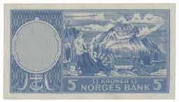 Stor rift/large tear 1 6 000 173 5 kroner 1955.