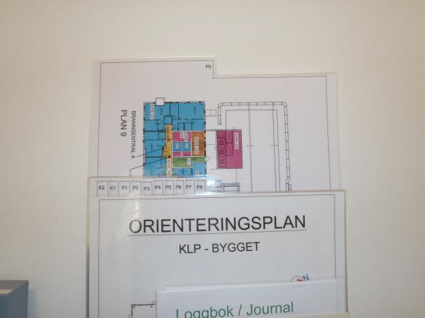 Merking og informasjon for rednings- og slokkemannskaper Godt eksempel på organisering av orienteringsplaner.