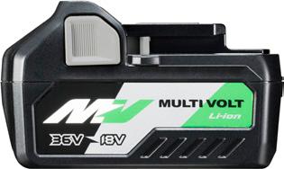 1 2 3 4 5 6 7 8 9 10 10 gode grunner til å velge MULTI VOLT Kompabilitet batteriet passer verktøy med både 18V og 36V MULTI VOLT Kraft dobbel kraft i samme kompakte kropp Komfort du merker