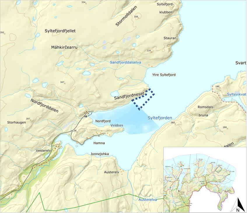 Om analyseobjektet Beskrivelse av analyseområdet Syltefjorden ligger i Båtsfjord kommune i Finnmark fylke.