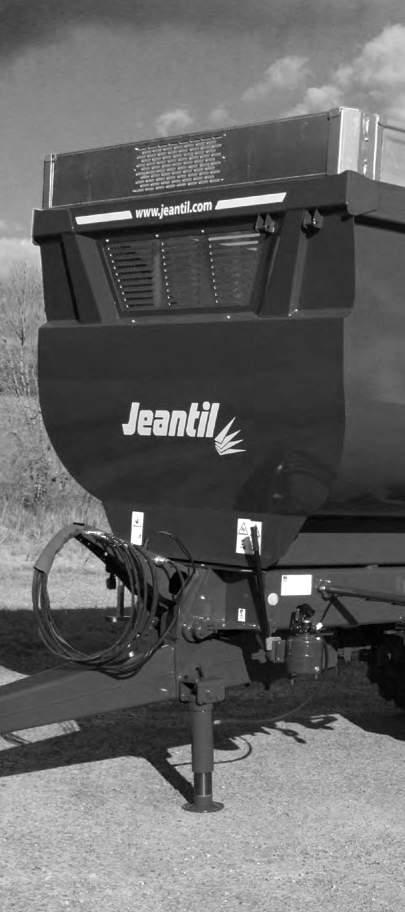 A JEANTIL dumper for every use A new range of ground-breaking dumpers range: - Safe emptying, whatever the product - High volume body with 2,350 mm internal width - Dual