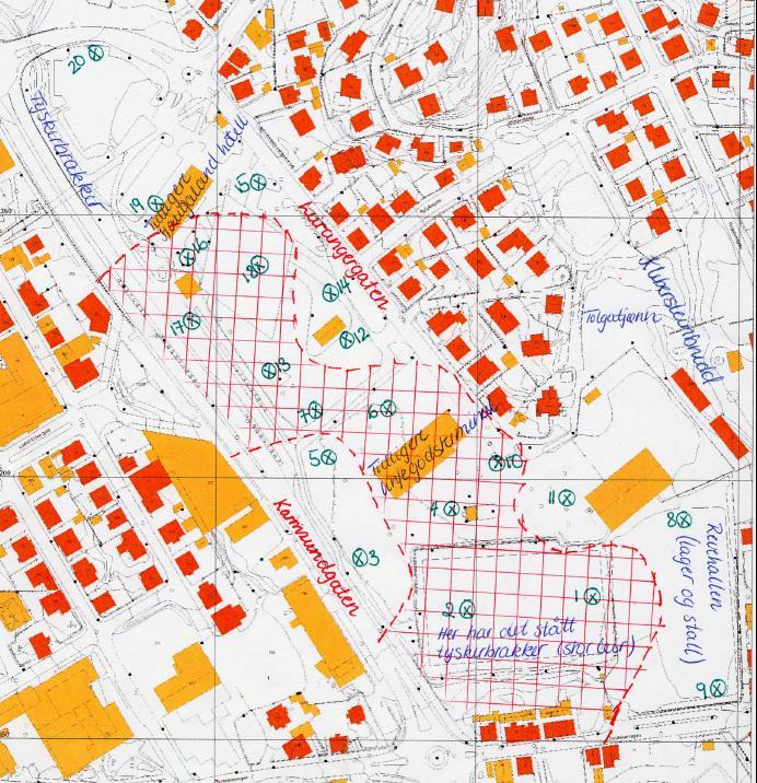 Flotmyr, Haugesund Miljøgeologiske grunnundersøkelser. Datarapport og mengdeberegninger multiconsult.no prøvegraving, og det ble observert avfall i flere av prøvepunktene.