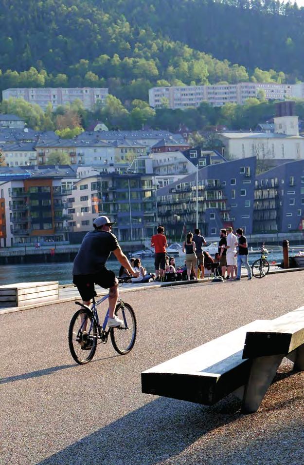 Foto: Christine Hvidsten En stadig økning i andelen sykkelturer er et en god indikator på at det er attraktivt å sykle.