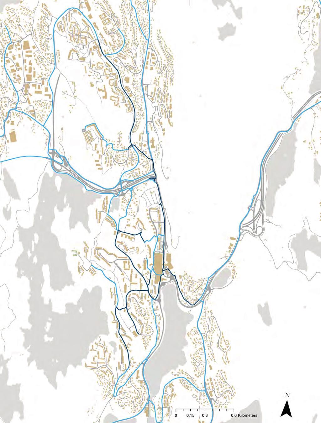 Olsvik Loddefjord I Loddefjord er det en befolkningskonsentrasjon på vestsiden av Vestkanten, og en annen i Olsvik. Strategien peker på behovet for å koble disse områdene til bydelssenteret.