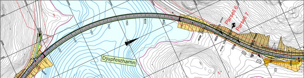 Med reguleringsendringen vil det etableres en ny bru over Djupfestelva. Brua vil være ca. 20m.