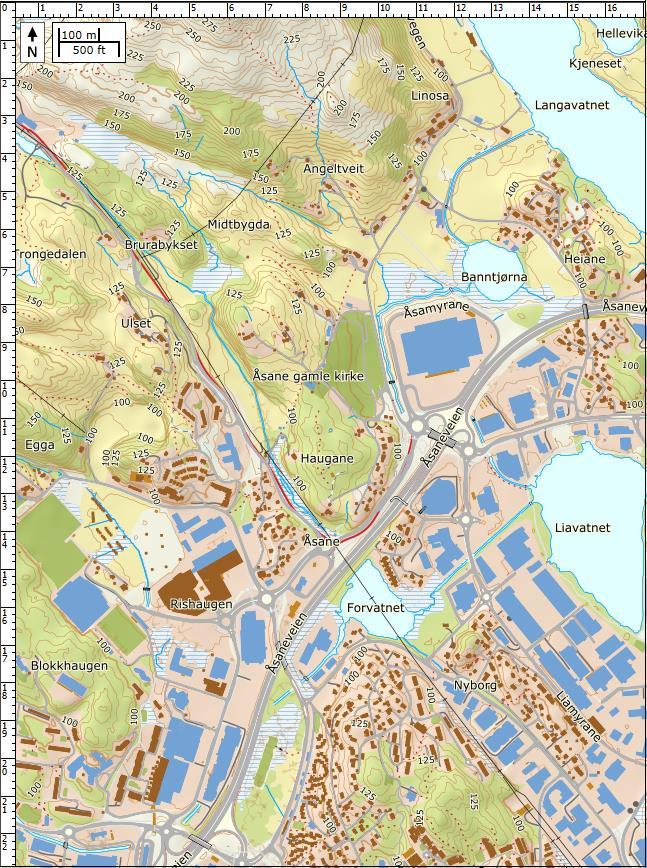 1 Bakgrunn Sweco Norge AS er engasjert av Salhusveien 18 AS i forbindelse med detaljregulering av Myrdalshovden i Åsane i Bergen kommune, se oversiktskart i Figur 1.