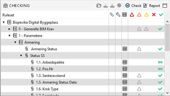 Modell (3D) Objekter og 3D visninger deles opp i støpe etapper Vegger maks 11.