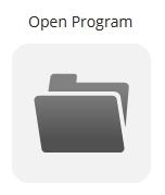 For å opprette et nytt program Klikk på ikonet for New Program (nytt program).