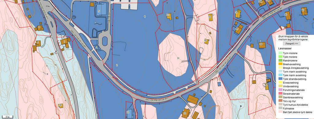 113144n1 26. oktober 2017 Side 4 Den aktuelle tomta ligger i vestsiden av en nord-/sydgående fjellkolle/rygg. Eiendommen har tidligere vært bebygd med bolig og uthus som nå er revet.