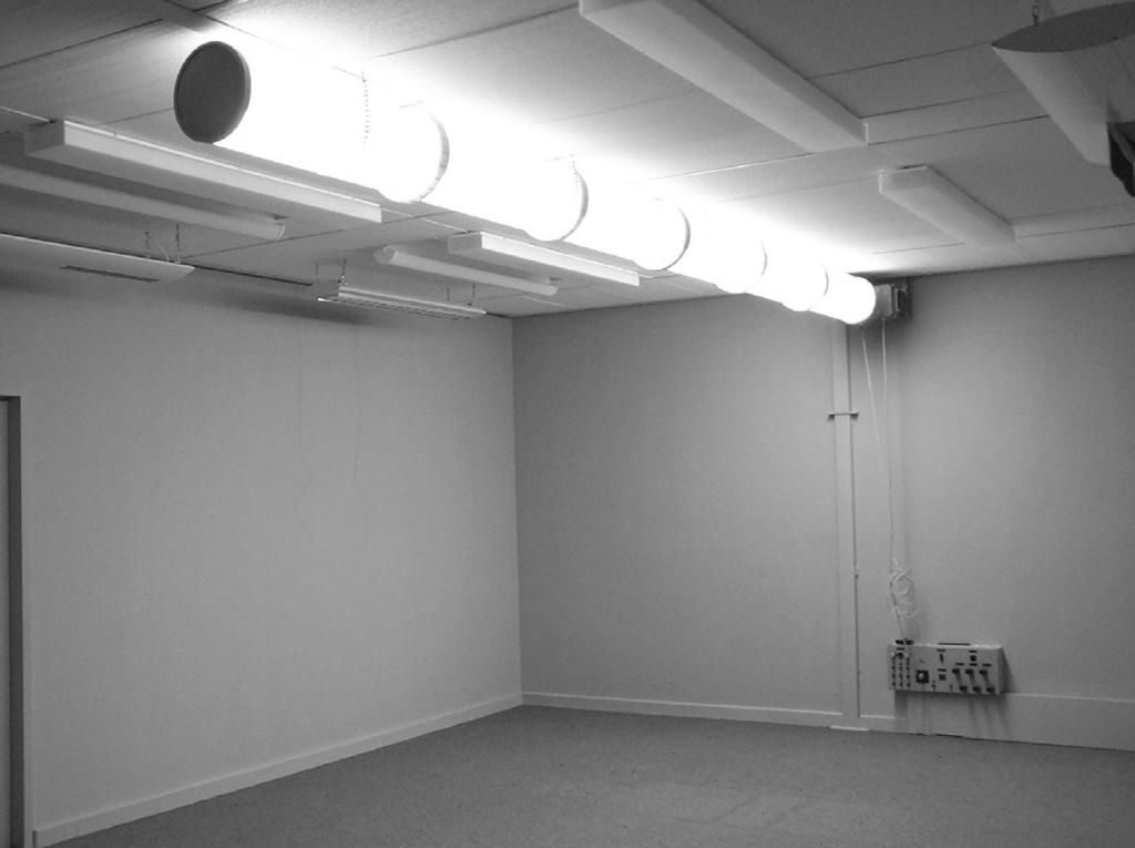 70 A Rosemann et al. Figure 9 Light-pipe installation in a testroom The tests show that the data obtained with the goniophotometer is suitable for simulations with the selected software packages.