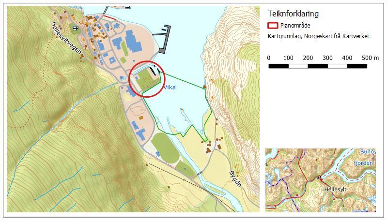 2 2. Om oppdraget Hole Geo AS har fått oppdrag frå Øyrane AS om å vurdere eit område som er under detaljregulering med omsyn til naturfarar (Figur 1 og 2).