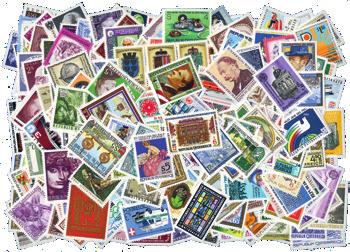 : 3865 Pakke med 60 forskjellige postfriske frimerker fra 1980 og nyere.
