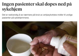 Oversikt Et historisk blikk på forskrivningskvalitet i sykehjem Eldre og legemidler utfordringer Dosering Bivirkninger Hva er en legemiddelgjennomgang?