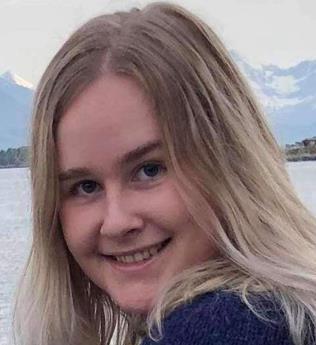 Med seg har hun studenten Anna Skarbøvik som nå er inne i sitt tredje og siste studieår.