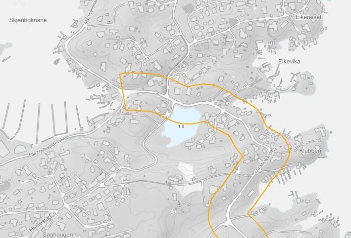 Reguleringsplaner under arbeid Figur 7: Forslag til trase for fastlandssamband til Lerøy - Bjelkarøy I 2010 fattet byrådet i Bergen vedtak om at det skulle startes opp et arbeid med