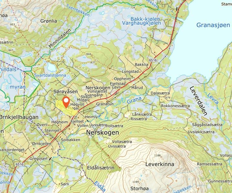 Rennebu kommune Detaljreguleringsplan Nerskogen hyttegrend, planendring 2019 PlanID: NO50 5022 2010 017
