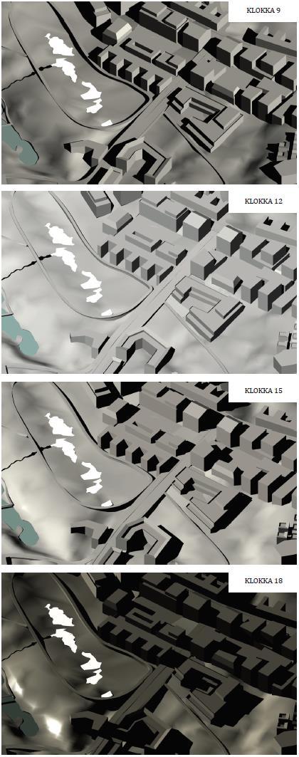 Solstudie for barnehage og skuleområde: 20. MAI 21. JUNI Figur 39.