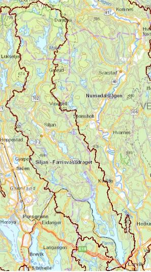 Overvåking av lokaliteter i vannområde Siljan - Farris 2018.